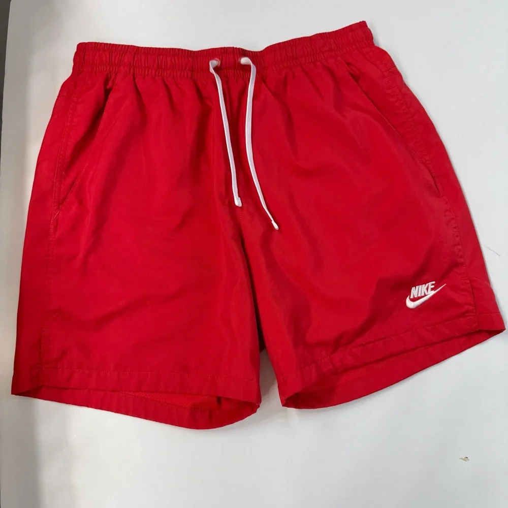 Nike Men's Bold Red Swim Trunks